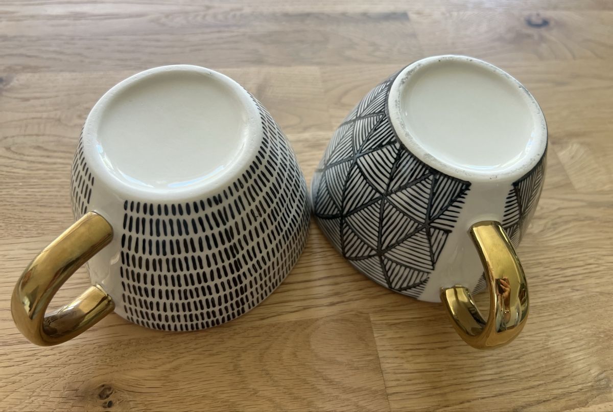 Tazze: 2 Coffee mugs ceramic Irregular – Usato da Zollikerberg venduto da Huglina 2
