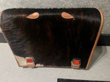 ab 1.- Fellthek Kuhfell Rindsleder swiss made Vintage Thek