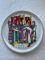 Wandteller Paul Boesch Bund Bern 1353 - 1953 Langenthal