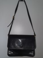 Sac à main en cuir noir Katana