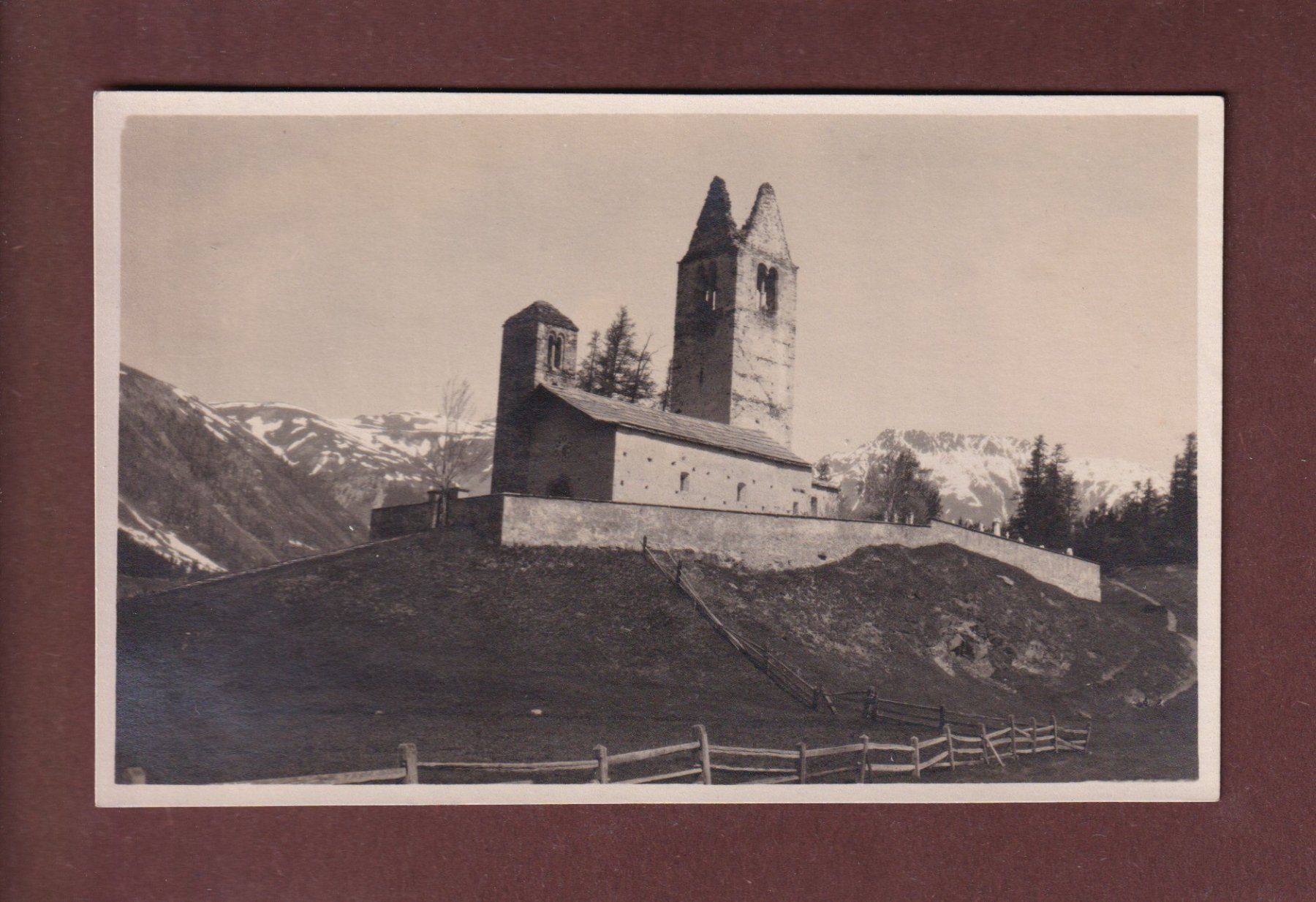 Cartoline postali: CELERINA - Kirche San Gian – Usato da Pully venduto da nicecards-shop