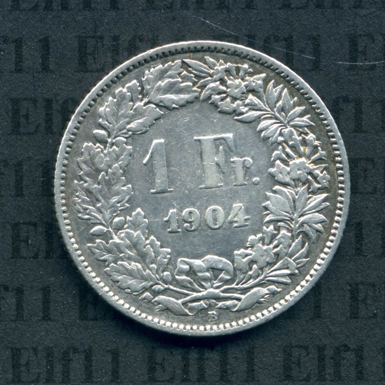 Tutti le monete: CHF___1.00 1904 vz 1 Franken – Usato da Widnau venduto da Elf11