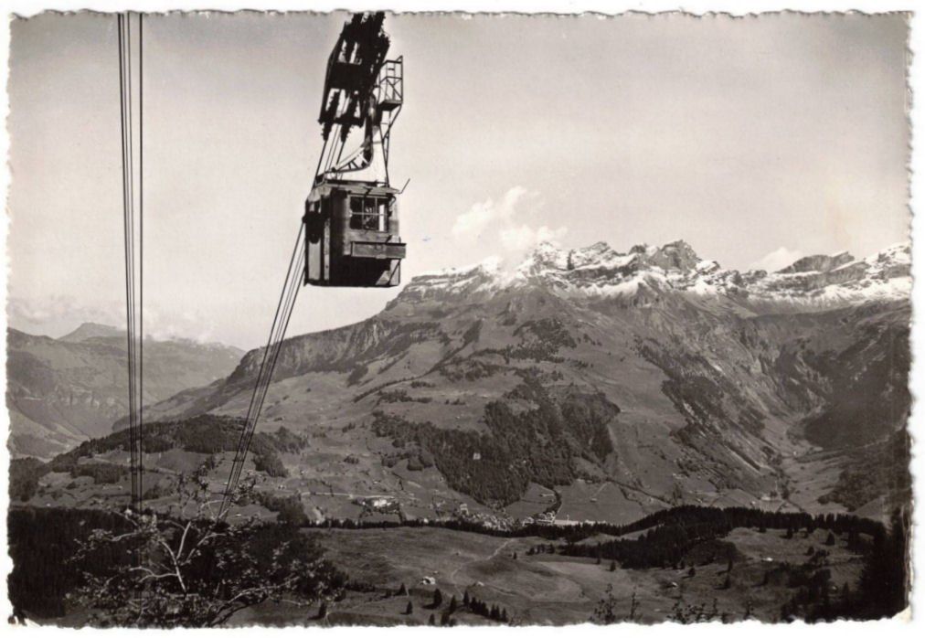 Cartoline postali: Engelberg - Luftseilbahn Gerschnialp--Trübsee – Usato da Binningen venduto da Mountainrider