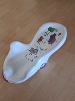 Baby Badehilfe mit Tieren Weiss Lila guter Zustand