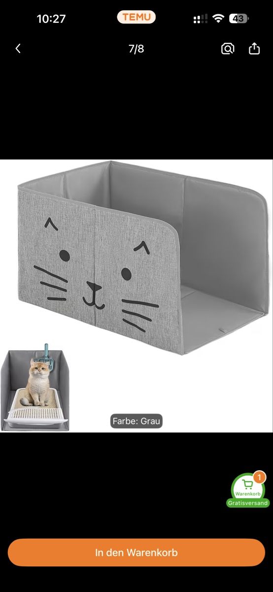 WC: Katzenklo Barriere  – Neu (gemäss Beschreibung) aus Schaan von Hermine2018