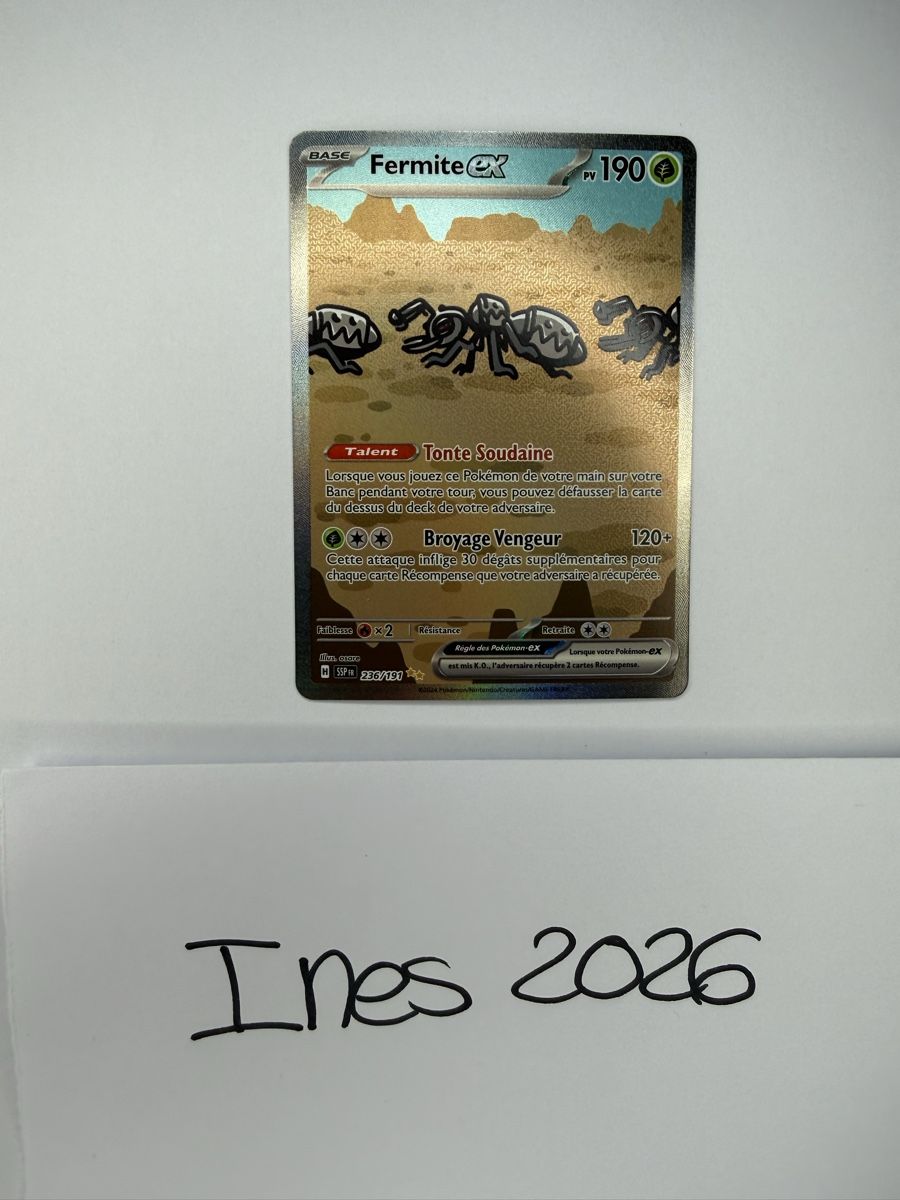 Pokémon Carte collezionabili: Fermite EX- Pokémon – Nuovo e nell'imballaggio originale da Nidau venduto da ine_g6fj