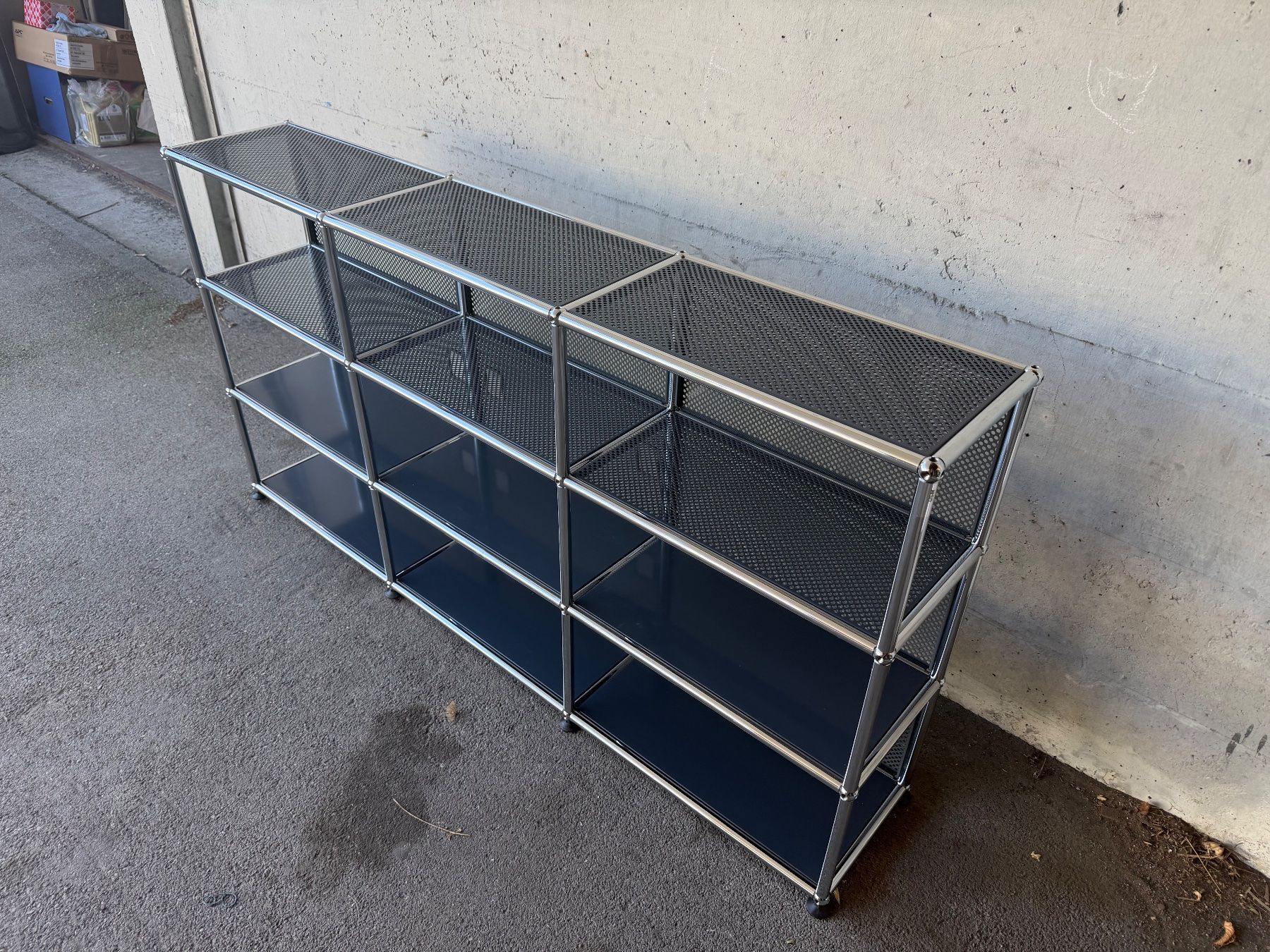 Étagères: USM Haller Sideboard Bucherregal, 150x80x27, Anthrazit – D'occasion à Zürich par Zvijerka 1