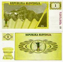 SLOVENIE 1 TOLAR 1990 (UNC)