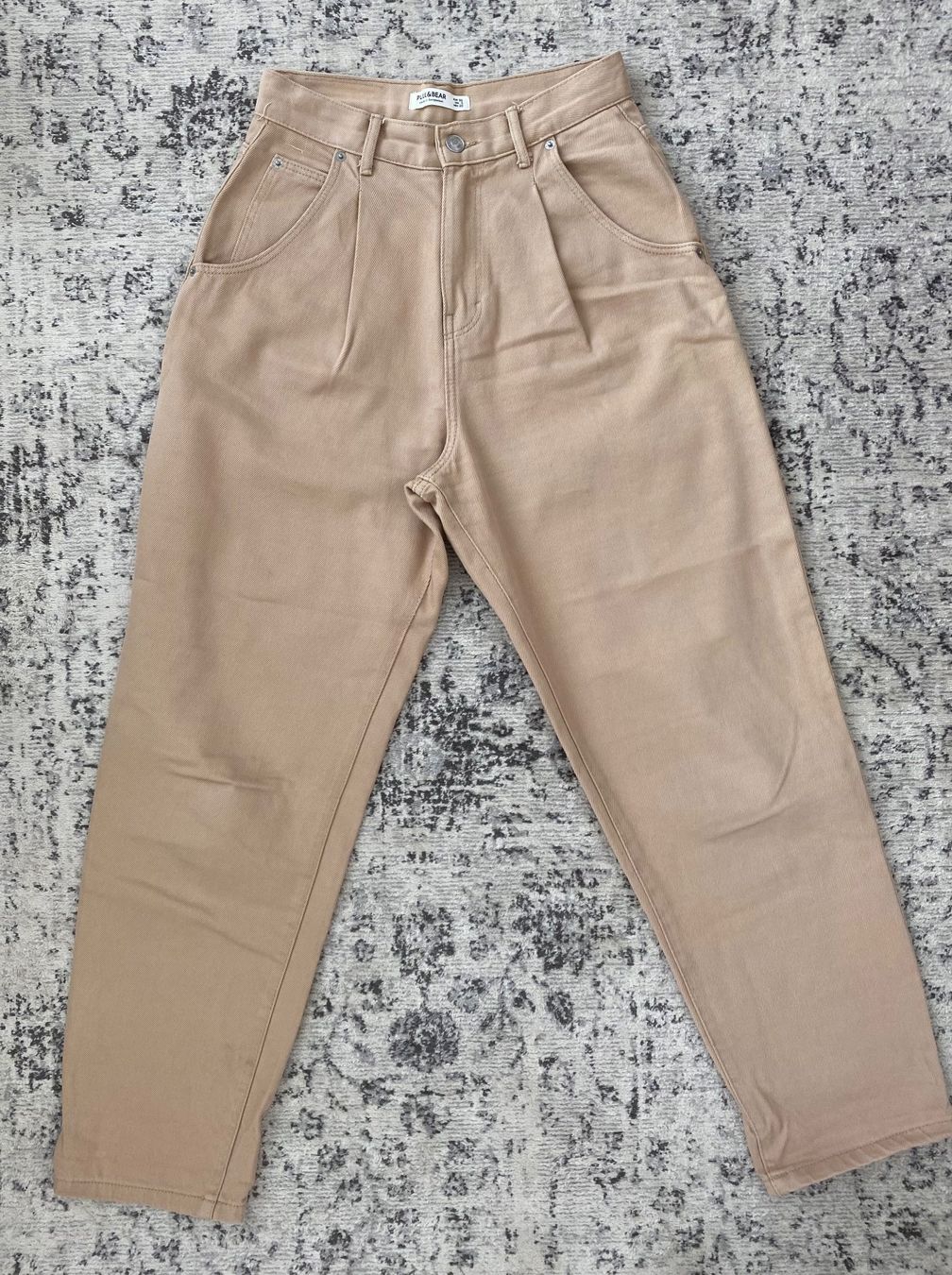 Pull&Bear Pantaloni: Pantalon high waist - 32, beige – Usato da Bussigny venduto da cac_q2c6 2