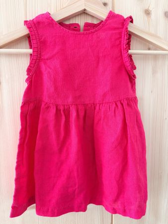Sommerliches Leinenkleid, Grösse 86, NEU