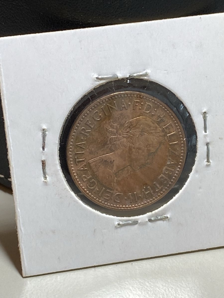 Tutti le monete: GB - 1/2 Penny - 1956 - Queen 2 – Usato da Payerne venduto da Mike1682 1
