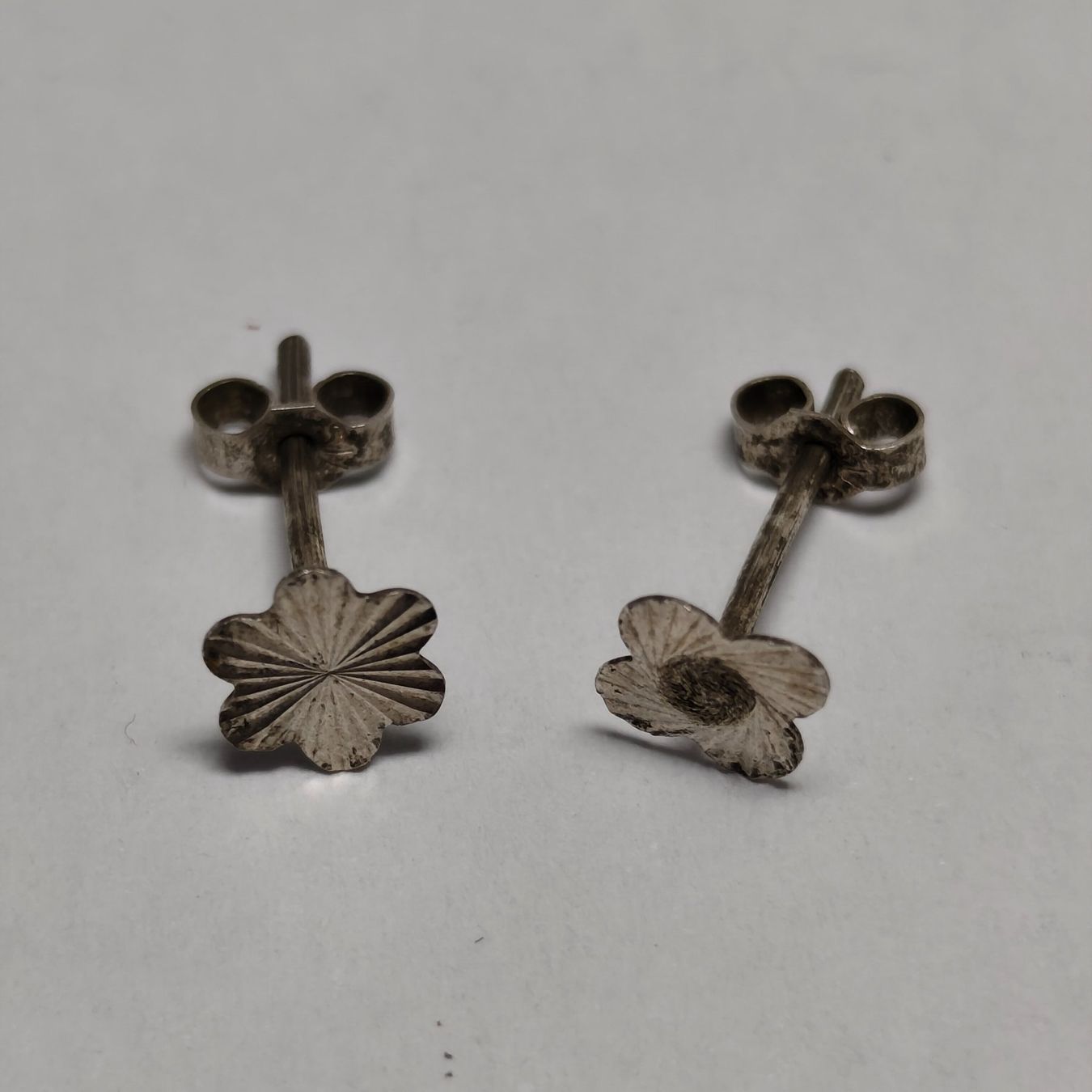Orecchini pendenti & Orecchini a lobo: Vintage Silver silber Stud Earrings Boucles d'Oreilles #A4 – Usato da Châtelaine venduto da Tropic.Watch2