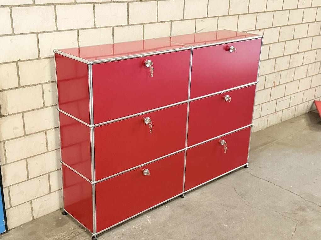 USM Kommoden: USM Haller Sideboard Rot – Gebraucht aus Dietikon von Kumar_Occasionen 2