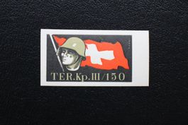 TER. Kp. III/150 Soldatenmarke geschnitten