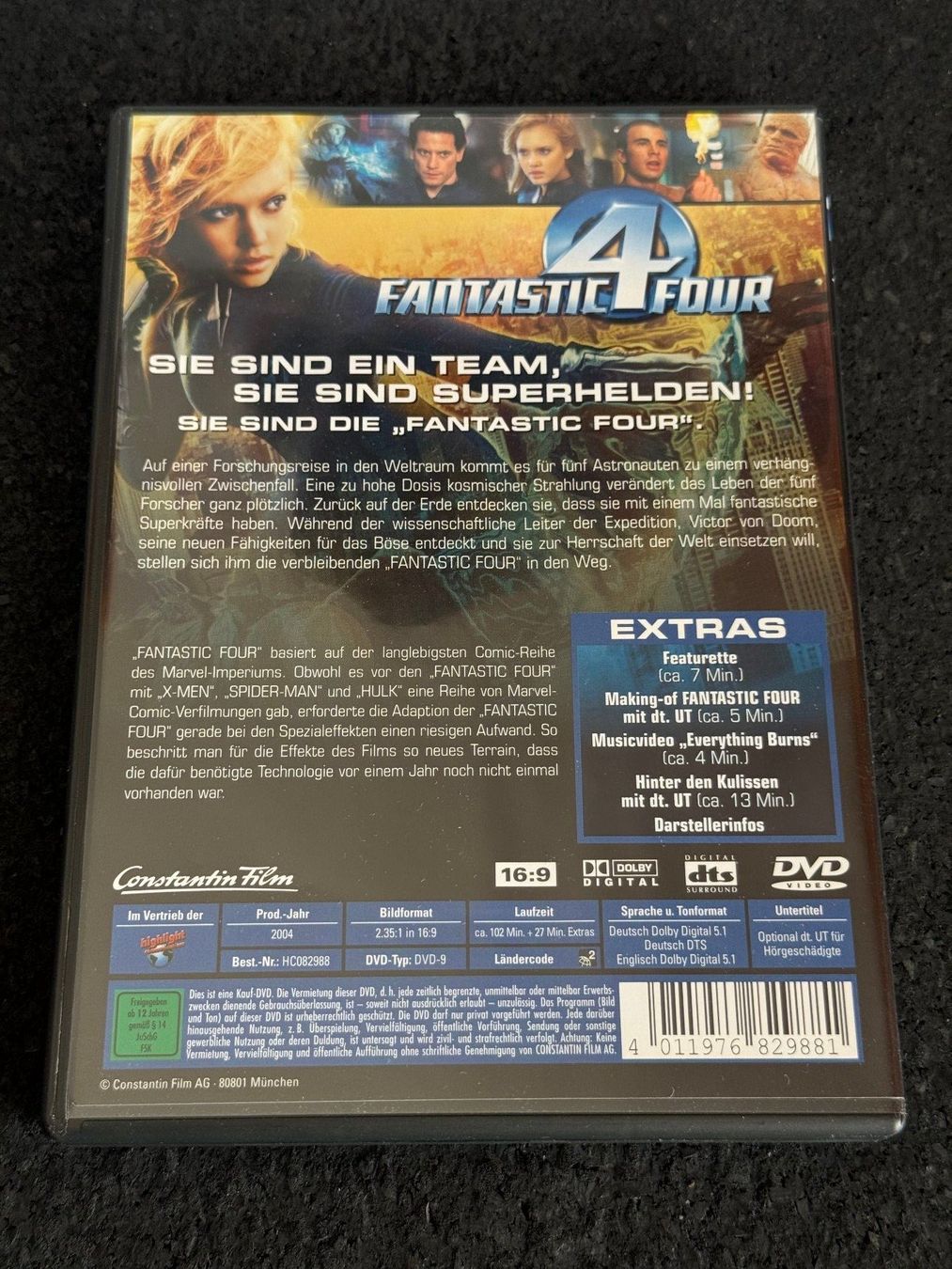 Alle DVDs: Fantastic 4 Four DVD DE/EN – Gebraucht aus Fribourg von tschjoly 1