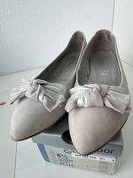 Gabor Damenschuhe Gr. 6 1/2, silberweiss, neuwertig