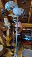 Stehlampe Metall Glas satiniert gebraucht