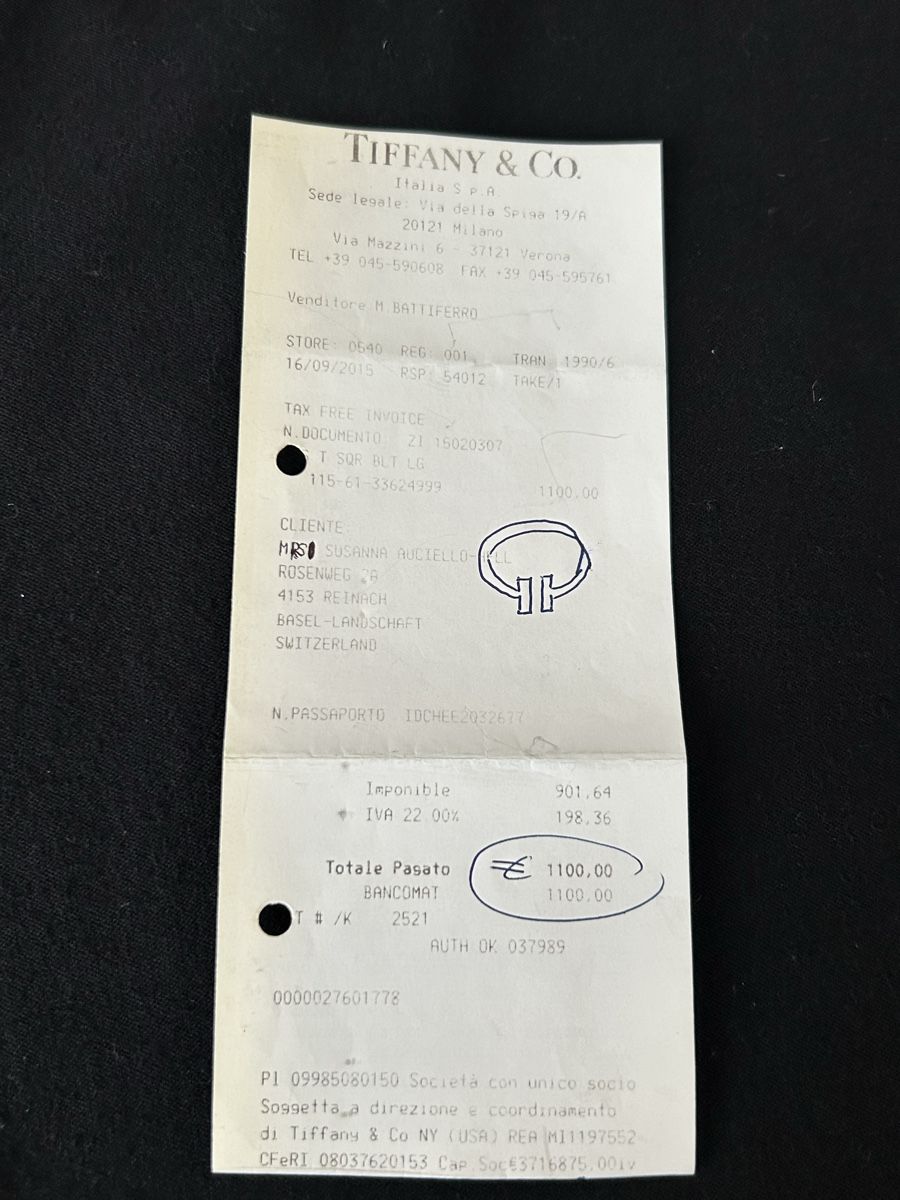 Tiffany & Co. Bracciali & Braccialetti: Armreif Tiffany Silber 925 – Usato da Reinach BL venduto da meinstil 6