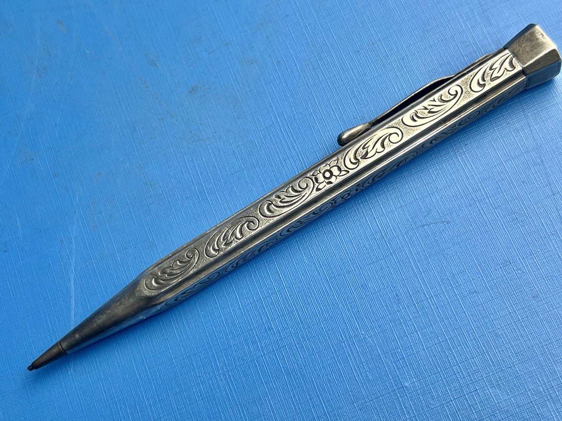Matite, matite colorate & gessi: 900 er Silber Bleistifthalter – Usato da Unterengstringen venduto da Gustav03 3
