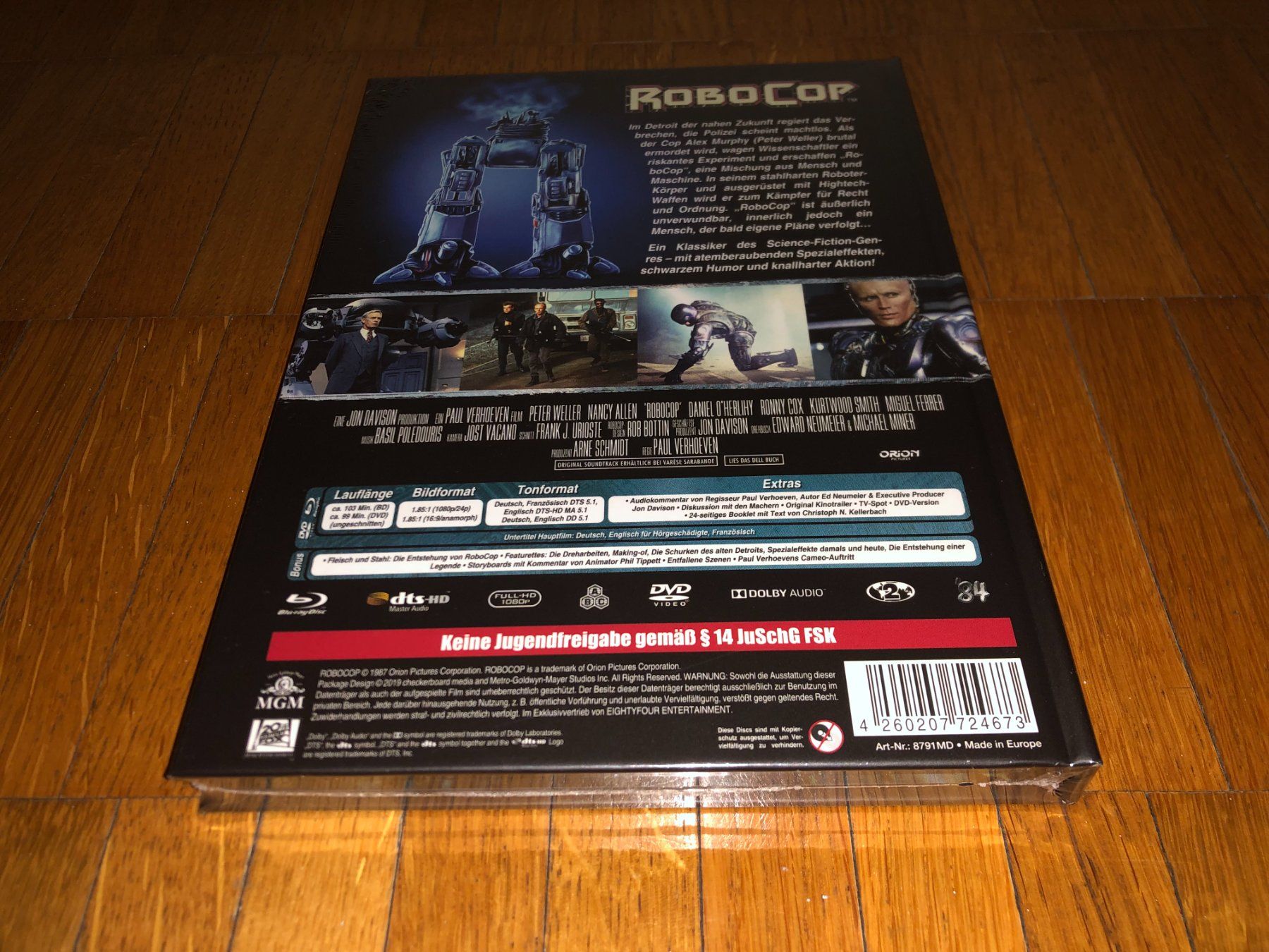 Tutti i DVDs: RoboCop - MEDIABOOK - D - UNCUT – Nuovo e nell'imballaggio originale da Basel venduto da havsok 1