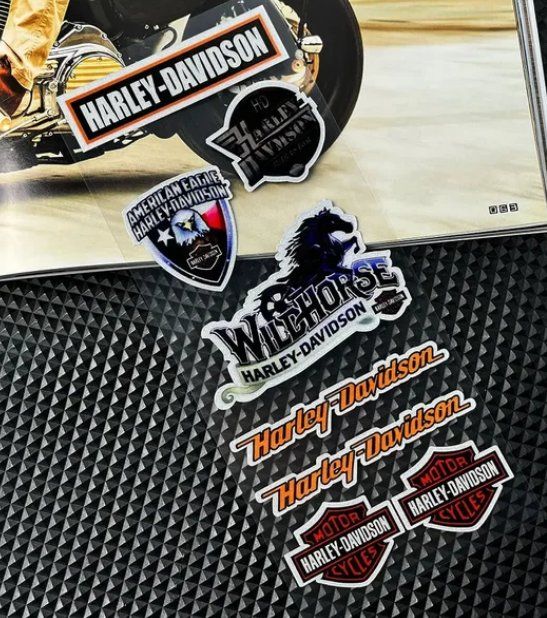 Sticker: Sticker Harley Davidson – Nuovo e nell'imballaggio originale da Allens venduto da MADE.IN.ROCK.N.ROLL