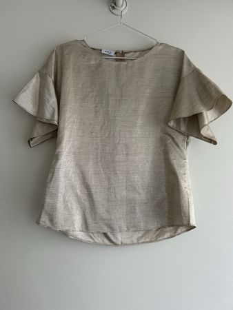 Beautiful ruffle lurex top Akris Punto 34