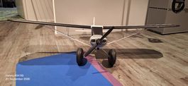 Piper PA-18 170cm Komplettes-set mit Fernsteuerung Gyro-Neu
