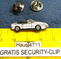 Porsche 944 Cabriolet weiss offen PIN AUTO ENAMEL KLEIN-FEIN