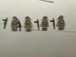 Custom Ww2 Britischesoldaten Klembaustein