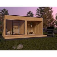 Gartenhaus-Lounge, DIY Würfel 3mx3m+3x3m offen