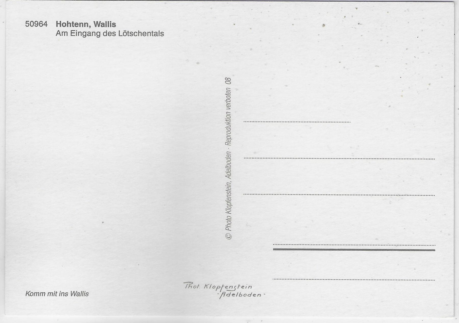 Cartoline postali: Hohtenn VS - Multiview – Usato da Ettingen venduto da Kartenplanet 1