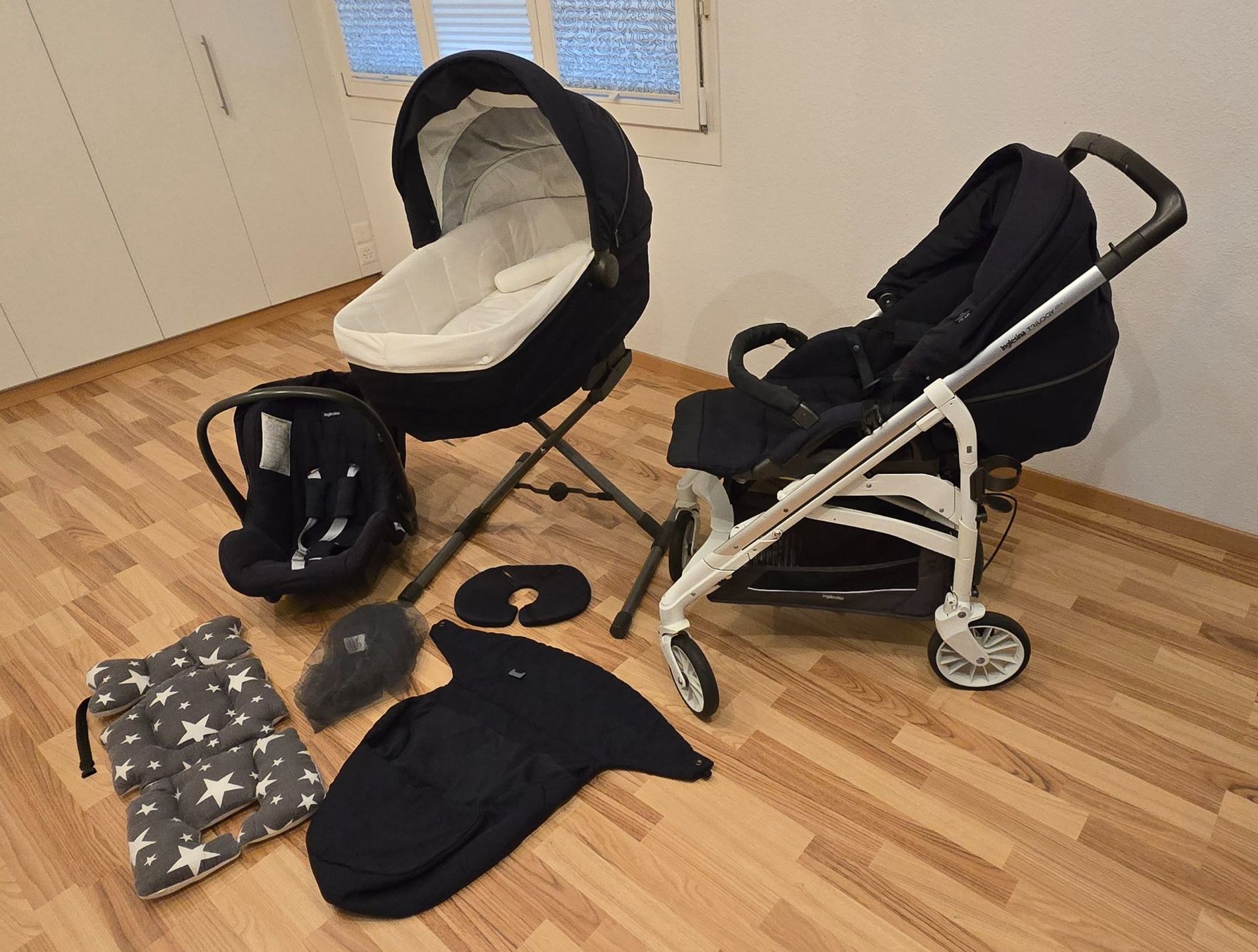 Kinderwagen: Inglesina Trilogy Kinderwagen System Quattro – Gebraucht aus Ruswil von DNAB