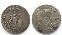 BASEL Schulprämie o.J.(ca.1760) Silber 24mm