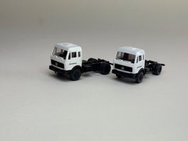 RI- Roskopf Mercedes zwei Zugmaschinen Danzas weiss