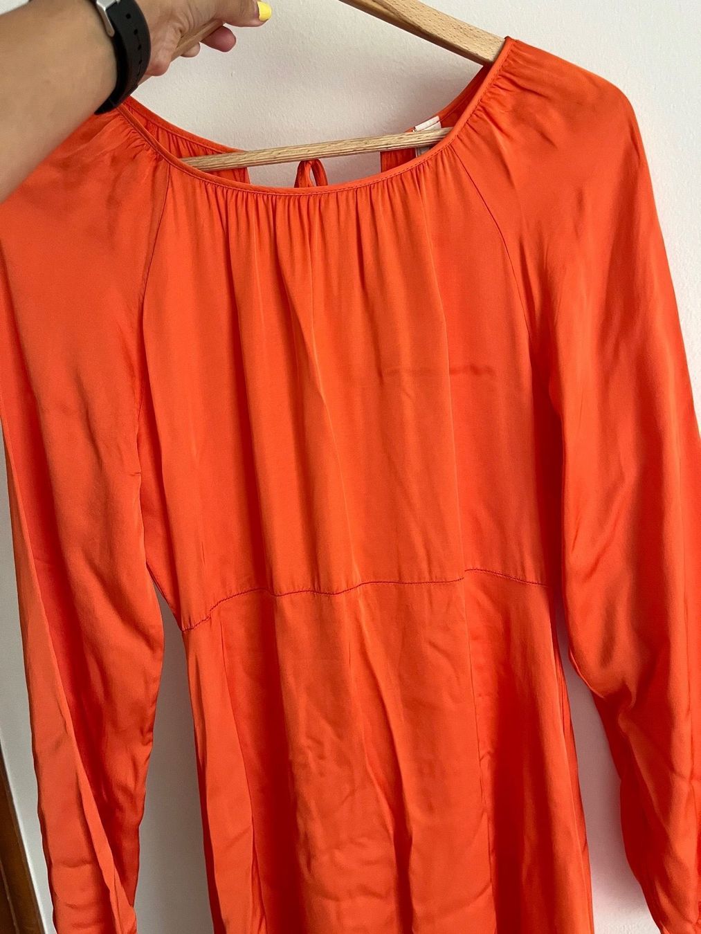 Kleider: Langes Sommerkleid Gr. S Farbe orange – Neu und originalverpackt aus Triesen von atos87 1