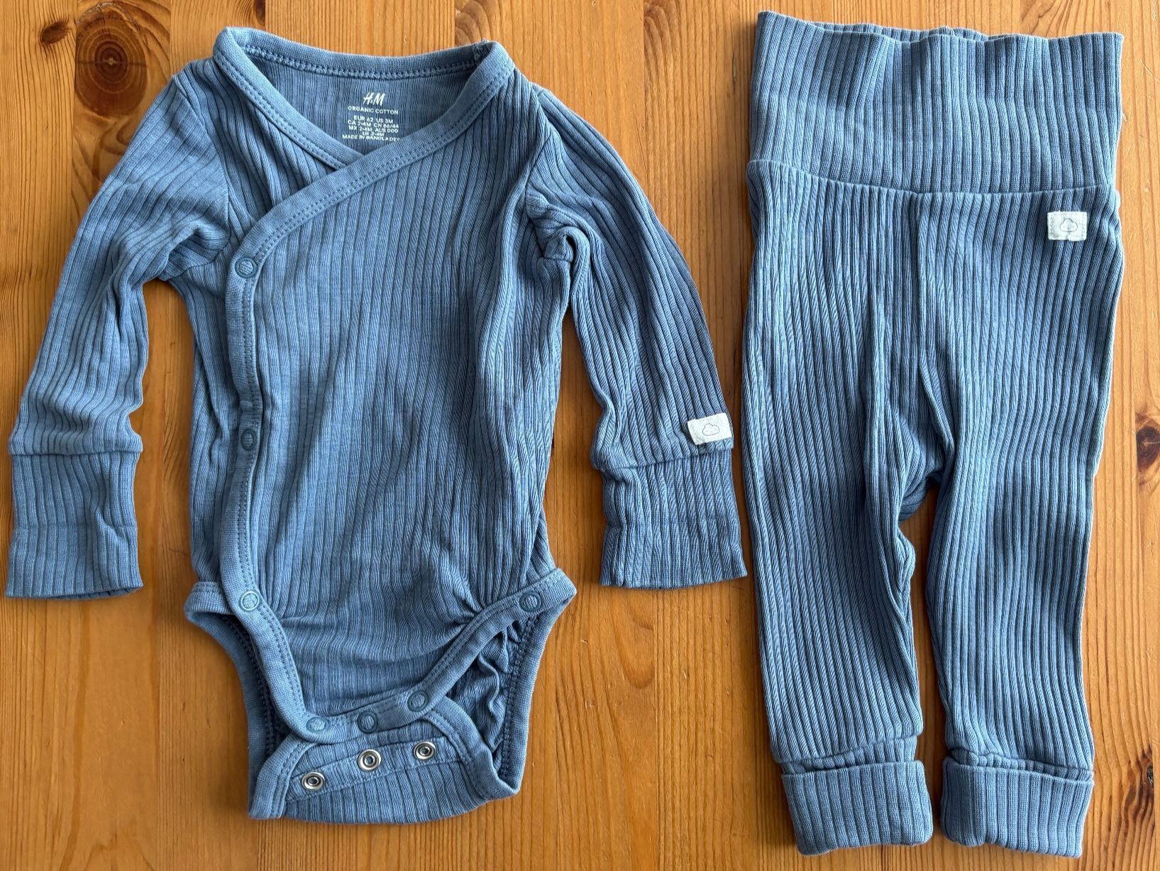 H&M Biancheria intima: H&M Baby Set Rippstrick, Grösse 62, Baumwolle – Usato da Zollikon venduto da Xblanka
