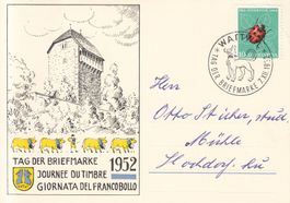 TdB 1952 Wattwil, Karte mit SST S. 337