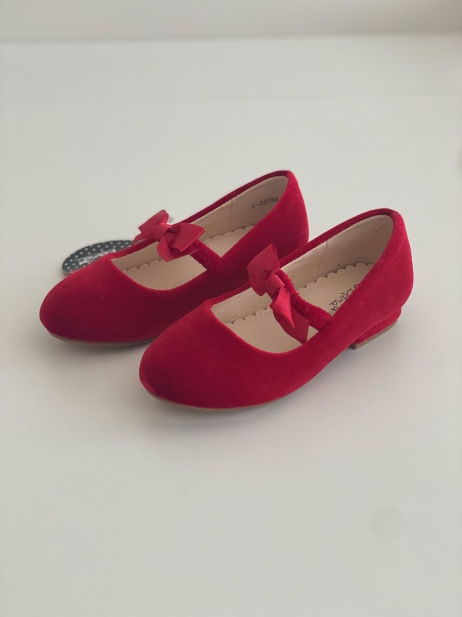 Scarpe per ragazze: Wunderschöne rote Schuhe Gr. 26 - NEU – Nuovo e nell'imballaggio originale da WEINFELDEN venduto da marygloss 3