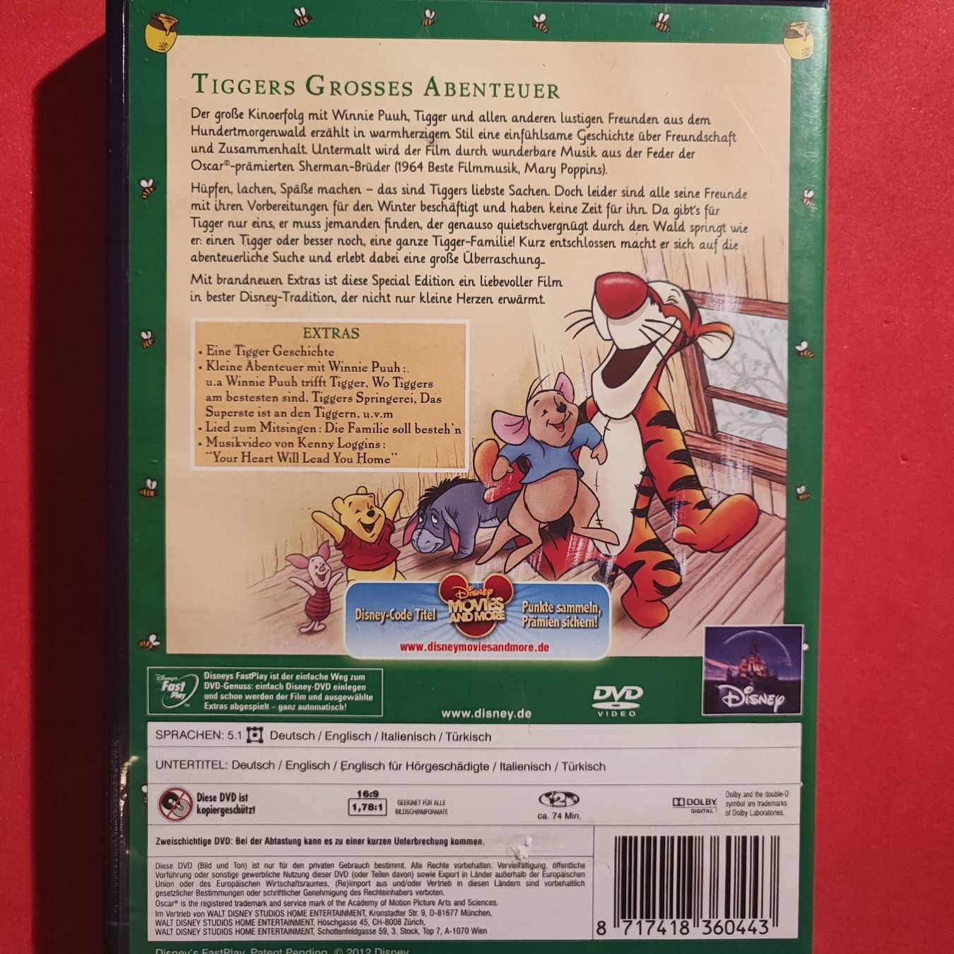 Tutti i DVDs: Tiggers großes Abenteuer - (Special Edition) – Usato da Dübendorf venduto da kb86_MOVIE 1