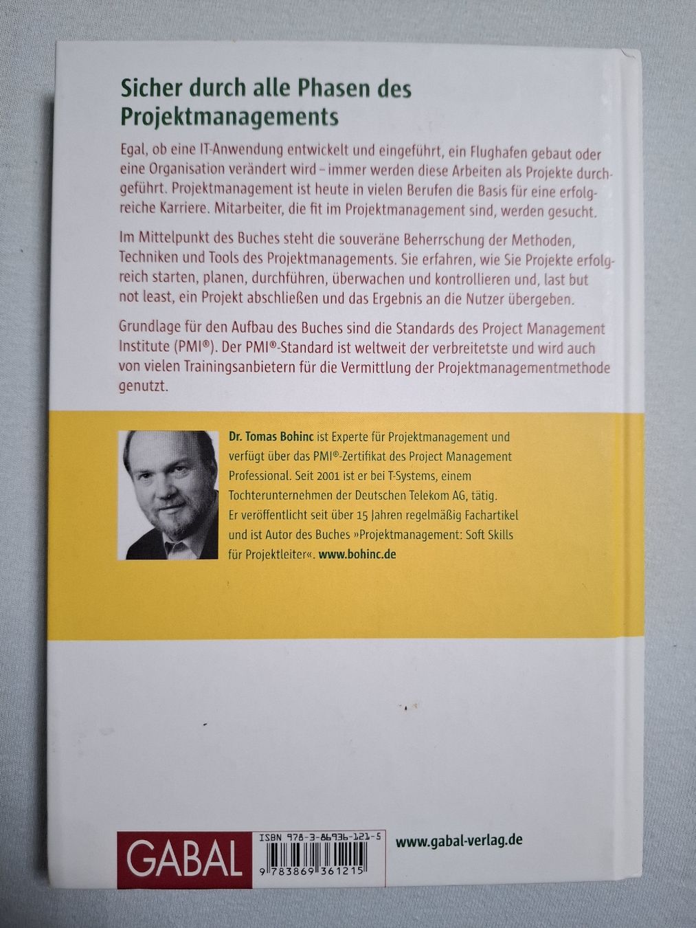 Libri: Projektmanagement. Tomas Bohinc – Usato da Urtenen-Schönbühl venduto da nerdgirl 1