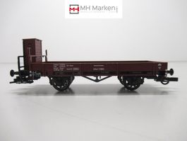 Fleischmann 5254 Flachwagen mit Bremserhasu der DR Erfurt DC