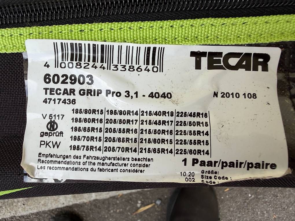 Catene da neve: TECAR Grip Pro Schneeketten Gr. 4040 – Usato da Saland venduto da JoelCampa 4