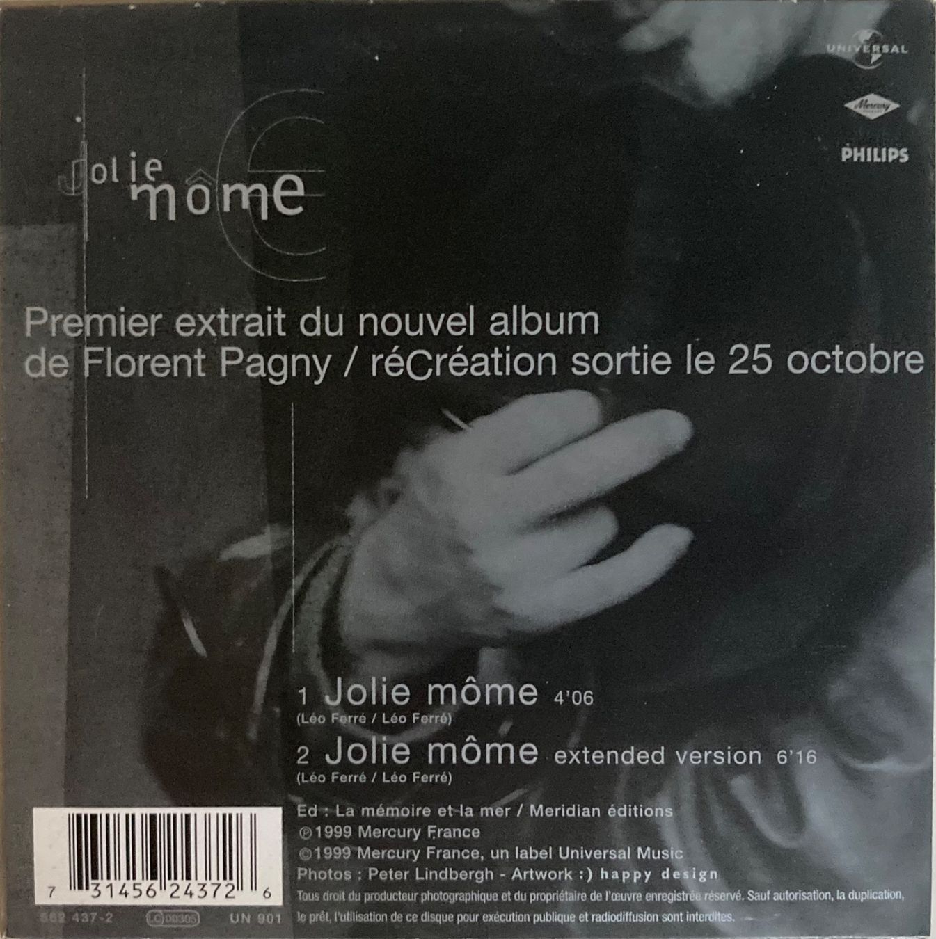 CD: FLORENT PAGNY - JOLIE MOME – Usato da Poliez-Pittet venduto da Newtown-Records 1