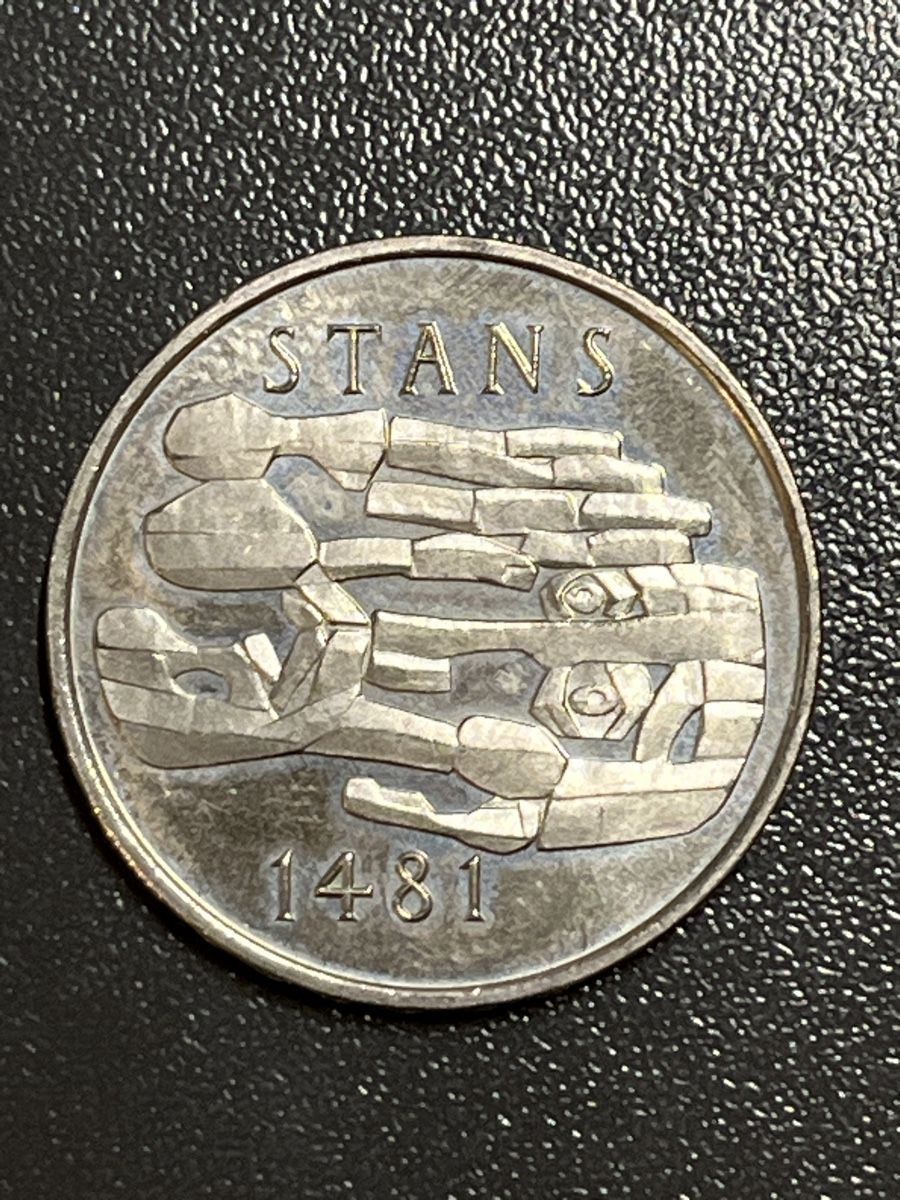 Alle Münzen: Pièce rare: 5 Fr. 1981, Stans, Nidwald, pièce commémorative – Gebraucht aus Etoy von Florian068 1