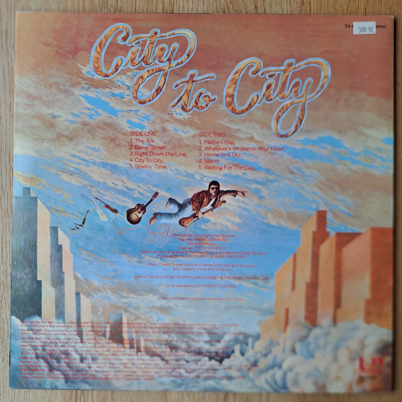 Schallplatten: Gerry Rafferty - City to city – Gebraucht aus Meggen von  1