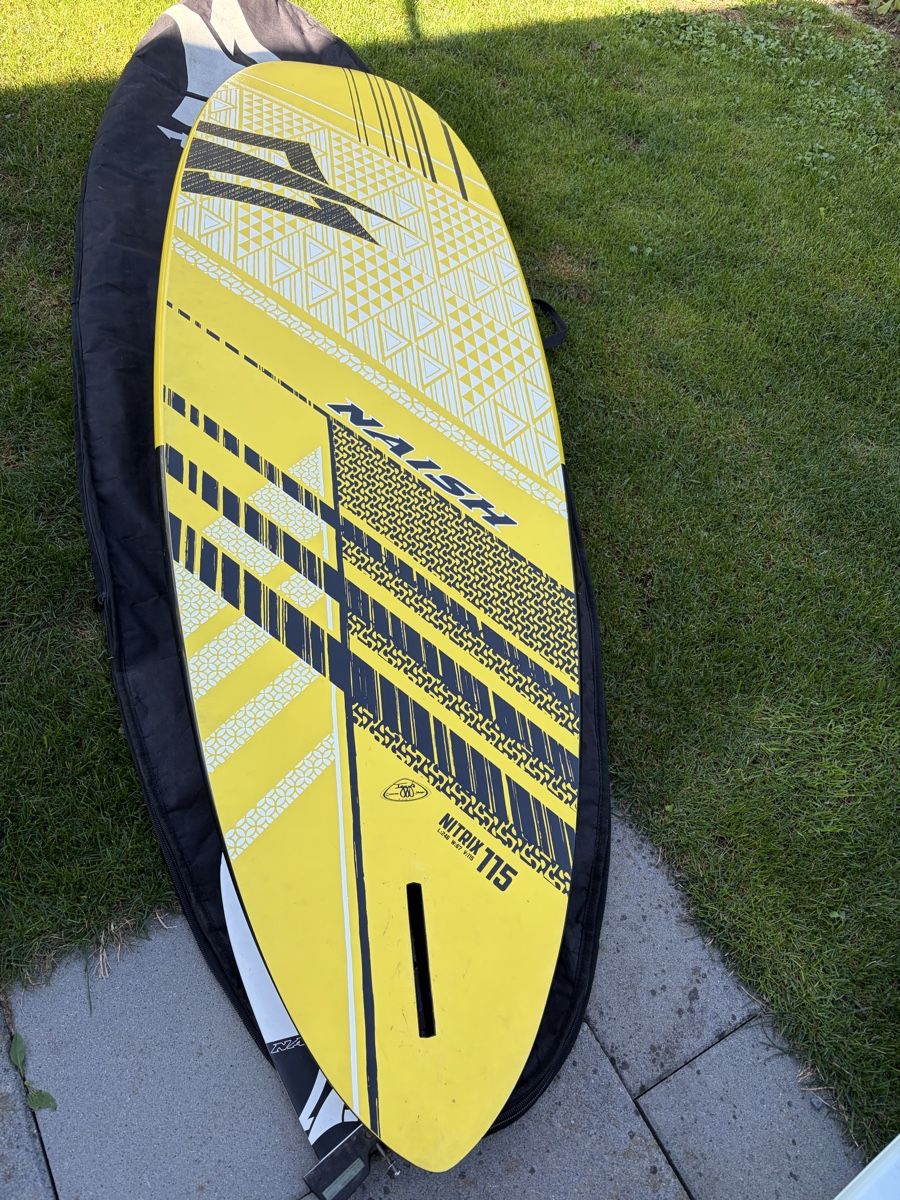 Naish Tavole da surf e di nuoto: Windsurfboard Naish Nitrix 115 mit Bag, gebraucht – Usato da Dinhard venduto da Hollam 1
