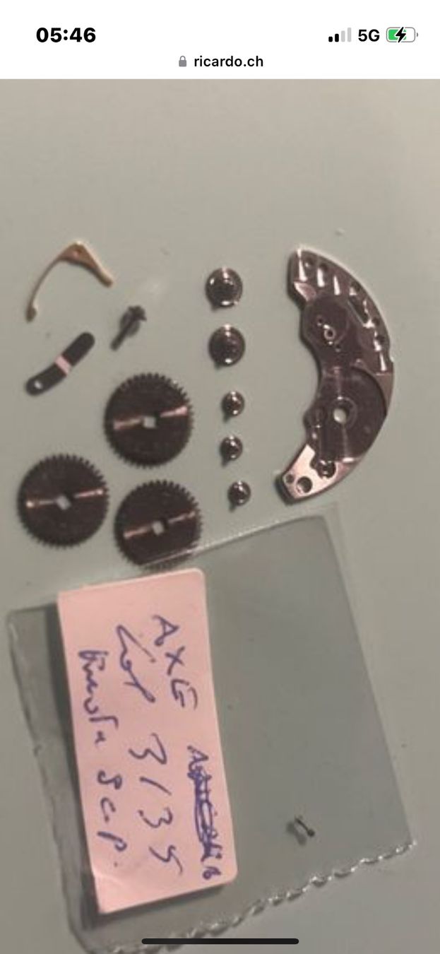 Rolex Orologi: Rolex fourniture 3135 – Usato da Biel/Bienne venduto da moscherinos
