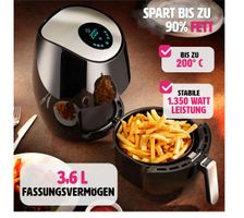 Heissluftfritteuse Mitch 3,6 l, LED-Touchscreen mit 7 Progr