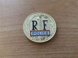 Französische Polizei Medaille / Abzeichen