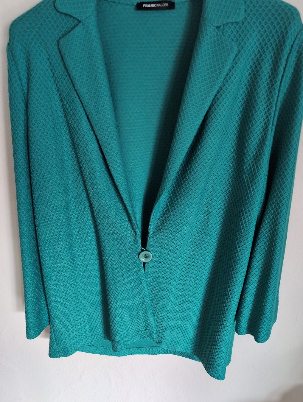 Walder Jacken: FRANK WALDER Blazer Gr. 40 türkis Elegant & Stilvoll – Gebraucht aus Unterägeri von Fiobi 3